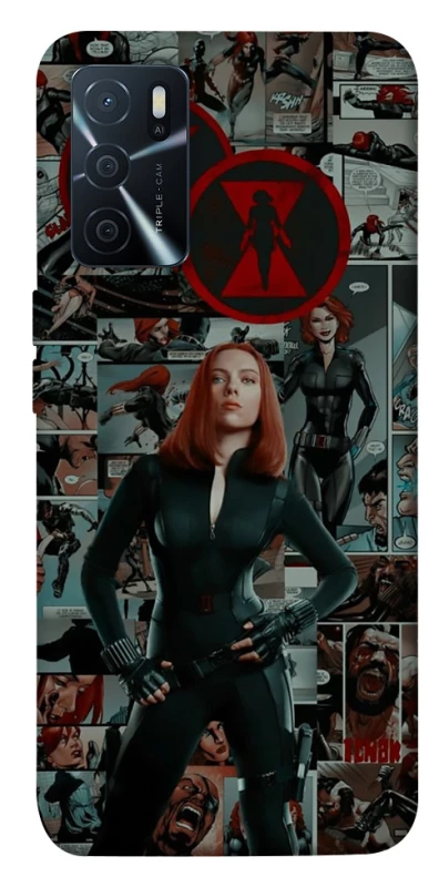 Чехол на Oppo A16s / A16 Black Widow фото 1 из 1