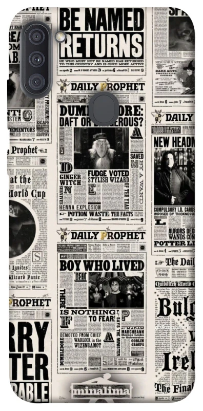 Чехол на Samsung Galaxy A11 Harry Potter newspaper фото 1 из 1