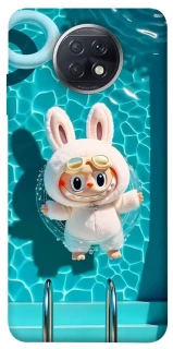 Чехол на Xiaomi Redmi Note 9 5G / Note 9T Labubu in the pool ver.2 фото 1 из 1
