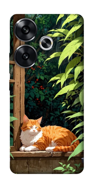 Чохол на Xiaomi Poco F6 red cat фото 1 з 1
