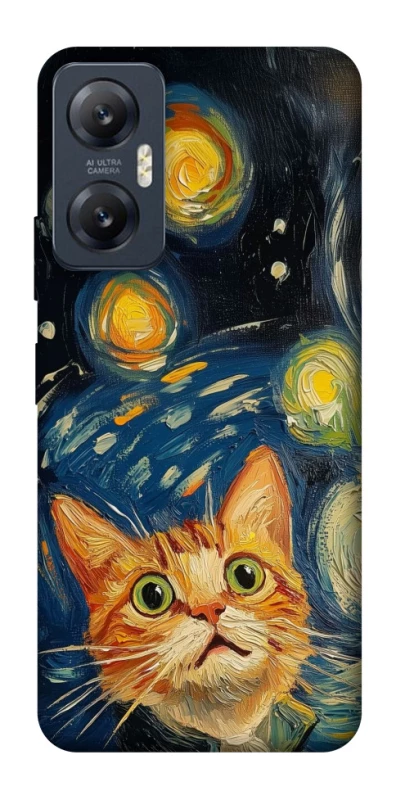 Чохол на Infinix Hot 20 5G paint cat фото 1 з 1