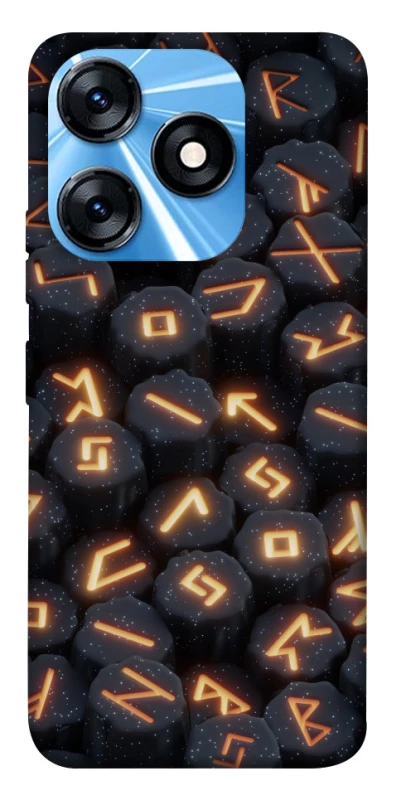 Чехол на TECNO Spark 10 Огненые руны фото 1 из 1