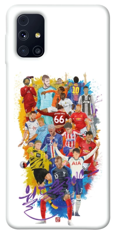 Чехол на Samsung Galaxy M31s Football Abstract v2 фото 1 из 1