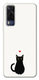 Чохол на Vivo Y53s cat in love фото 1 Чохол на Vivo Y53s cat in love фото 1 з 1