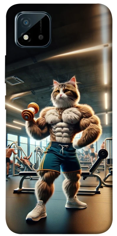 Чехол на Realme C11 (2021) Качок кот фото 1 из 1