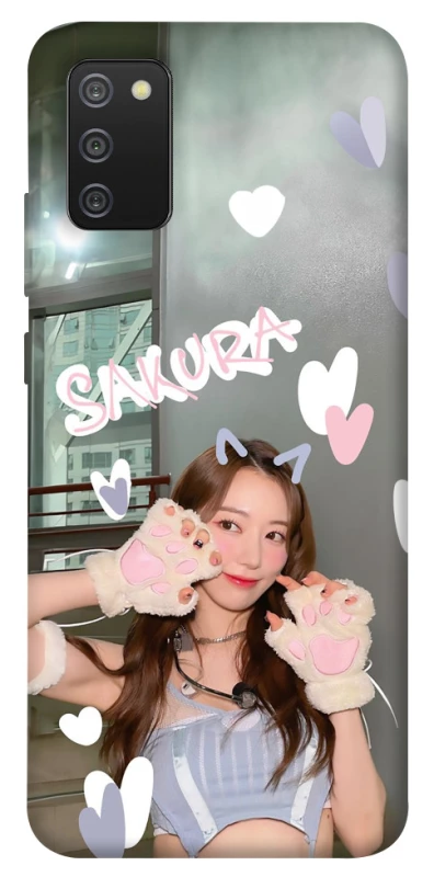 Чохол на Samsung Galaxy A02s Sakura - LE SSERAFIM фото 1 з 1