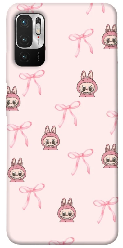 Чохол на Xiaomi Poco M3 Pro 4G / 5G Pink bows and Labubus фото 1 з 1