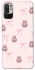 Чохол на Xiaomi Redmi Note 10 5G Pink bows and Labubus фото 1 з 1