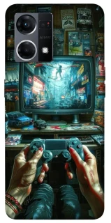 Чехол на Oppo Reno 7 4G Retro style фото 1 из 1