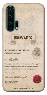 Чехол на Huawei Honor 20 Pro The Hogwarts acceptance letter фото 1 из 1