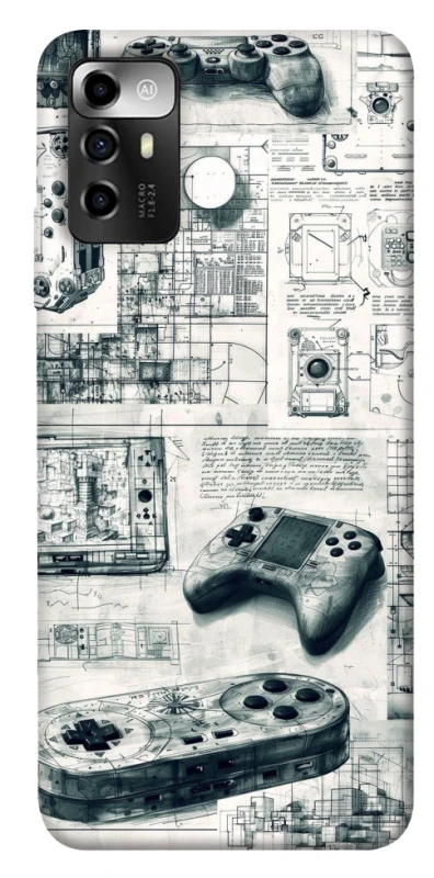 Чехол на ZTE Blade A72 Gamer Zone ver.2 фото 1 из 1