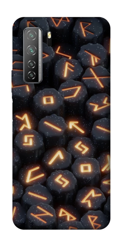 Чехол на Huawei Nova 7 SE Огненые руны фото 1 из 1