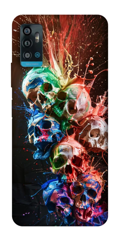 Чохол на ZTE Blade A71 Skulls фото 1 з 1