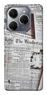 Чехол на TECNO Spark 20 Pro Газеты фото 1 из 1