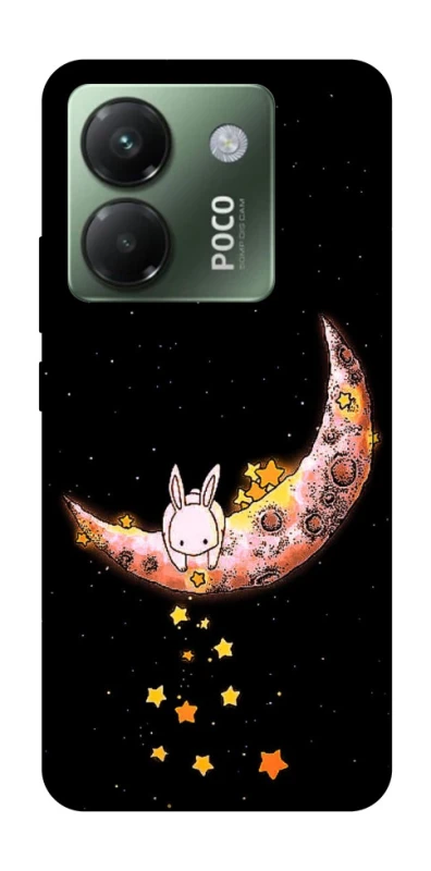 Чехол на Xiaomi Poco M7 pro 5G Moon rabbit фото 1 из 1