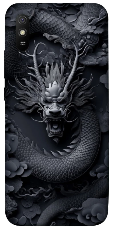 Чохол на Xiaomi Redmi 9A black dragon фото 1 з 1