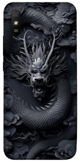 Чехол на Xiaomi Redmi 9A black dragon фото 1 из 1