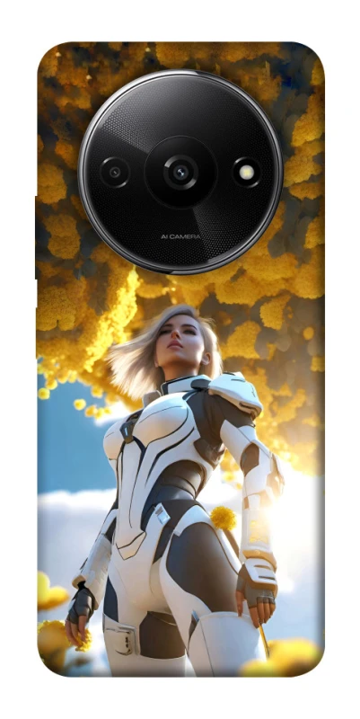 Чохол на Xiaomi Redmi A3 Cyber space girl ver.3 фото 1 з 1