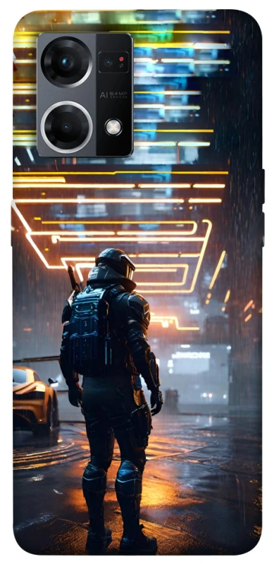Чохол на Oppo Reno 7 4G Cyber character фото 1 з 1