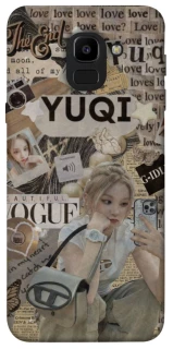 Чехол на Samsung J600F Galaxy J6 (2018) Yuqi (G)I-DLE фото 1 из 1