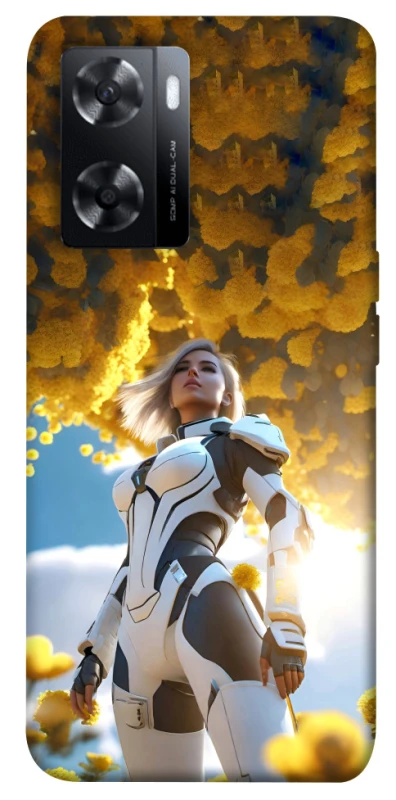 Чохол на Oppo A57s Cyber space girl ver.3 фото 1 з 1