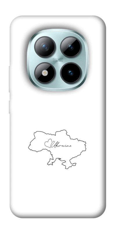 Чехол на Xiaomi Redmi Note 15 Pro+ 5G Ukraine map фото 1 из 1