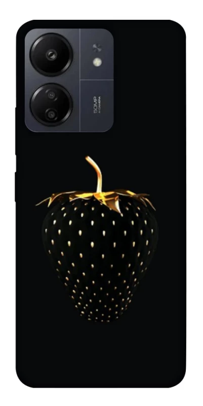 Чехол на Xiaomi Poco C65 Черная клубника фото 1 из 1