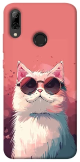 Чохол на Huawei P Smart (2019) Сat with glasses фото 1 з 1