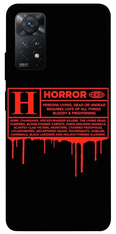 Чохол на Xiaomi Redmi Note 11 Pro 4G/5G Horror Halloween фото 1 з 1