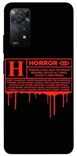 Чехол на Xiaomi Redmi Note 11 Pro 4G/5G Horror Halloween фото 1 из 1