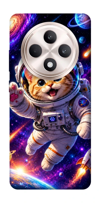 Чехол на Oppo Reno 12 F 4G/5G Space Cat фото 1 из 1