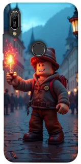 Чохол на Huawei Y6 (2019) Roblox Fire Logo Blue Flames фото 1 з 1