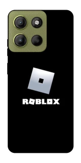 Чехол на Motorola Moto G15 4G Roblox logo black фото 1 из 1