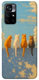 Чехол на Xiaomi Poco M4 Pro 5G cats on wall фото 1 из 1