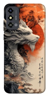 Чохол на ZTE Blade A53 white dragon фото 1 з 1