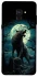 Чехол на Samsung A530 Galaxy A8 (2018) Волк под луной фото 1 из 1
