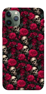 Чехол на Apple iPhone 11 Pro (5.8") Черепа и розы фото 1 из 1