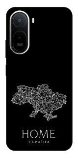 Чохол на Xiaomi Redmi A7 Pro 4G Ukraine black map фото 1 з 2