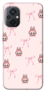 Чохол на Xiaomi Poco M5 Pink bows and Labubus фото 1 з 1