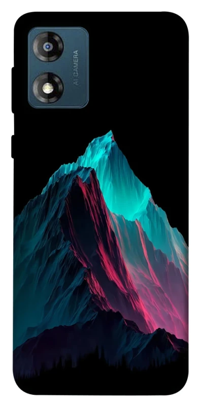 Чехол на Motorola Moto E13 Neon mountains фото 1 из 1