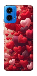 Чехол на Motorola Moto G45 Many hearts фото 1 из 1