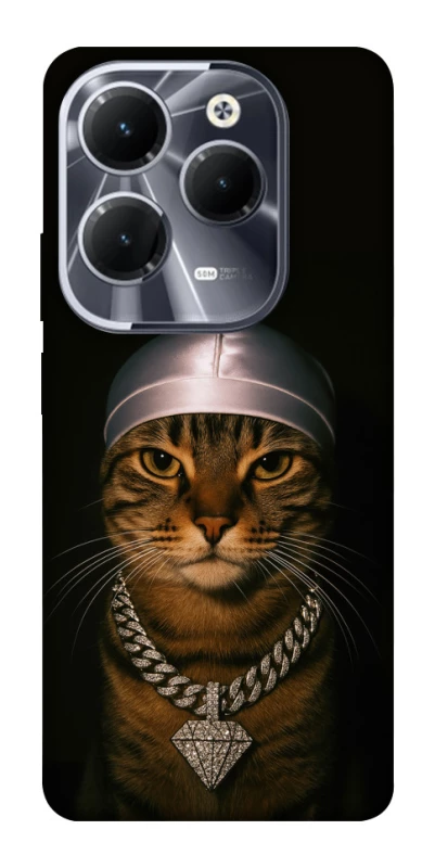 Чехол на Infinix Hot 40 Pro Cat in Bling фото 1 Чехол на Infinix Hot 40 Pro Cat in Bling фото 1 из 1