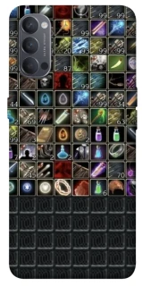 Чехол на Oppo Reno 4 Inventory menu ver.2 фото 1 из 1