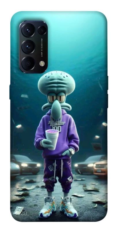 Чохол на Oppo Reno 5 4G Сквідвард фото 1 з 1