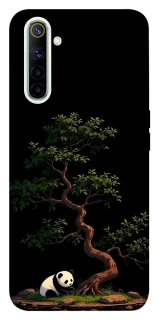 Чохол на Realme 6 Panda and tree фото 1 з 1