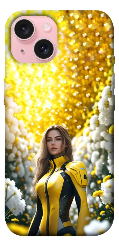 Чохол на Apple iPhone 15 (6.1") Cyber space girl ver.2 фото 1 з 1