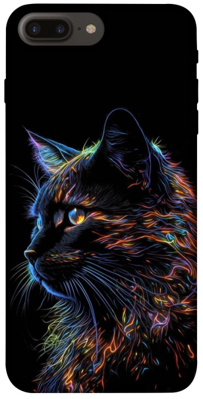 Чохол на Apple iPhone 7 plus / 8 plus Чорний кіт фото 1 з 1