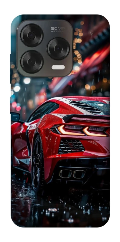 Чехол на ZTE Blade V70 Design Red sports car фото 2 из 2