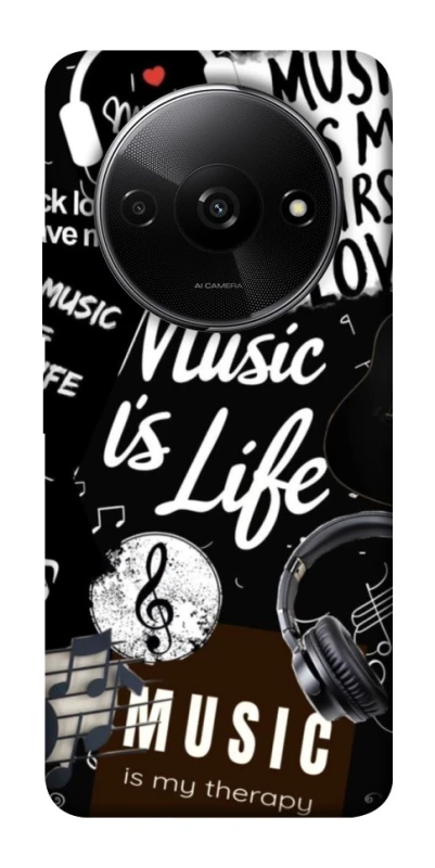 Чохол на Xiaomi Redmi A3 Music is Life фото 1 з 1