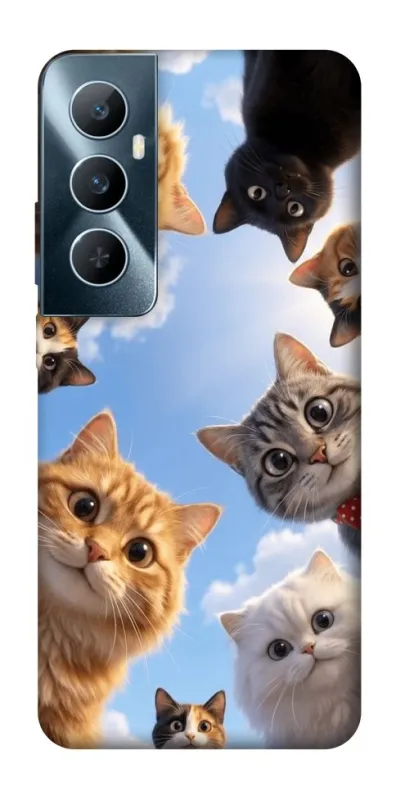 Чохол на Realme C65 4G Cats фото 1 з 1